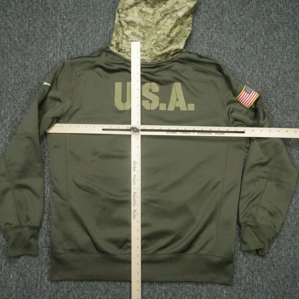 Tampa Bay Buccaneers Hoodie Mens Large Green Nike Salute To Service Dri Fit‎